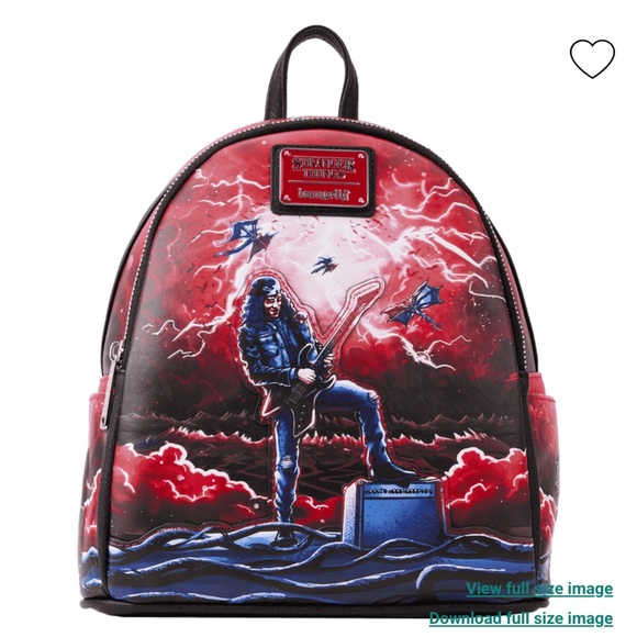 Loungefly Handbags - Loungefly Stranger Things Eddie Munson Tribute Glow Mini Backpack